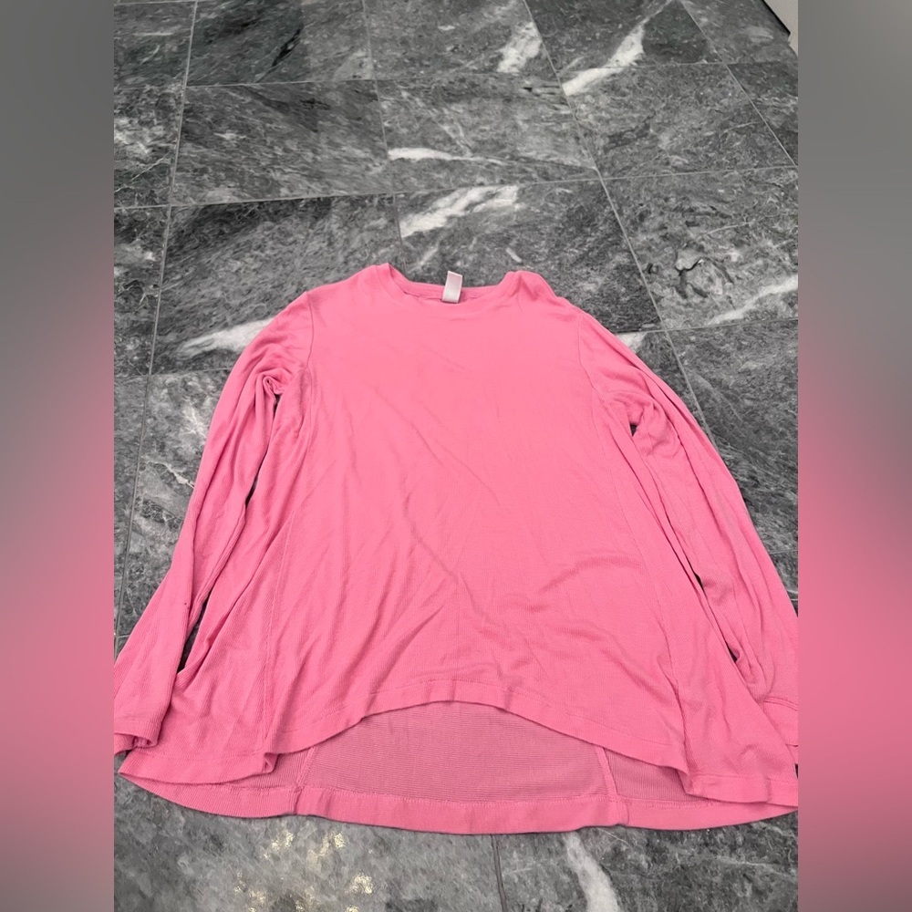 athleta girl - flowy ribbed long sleeve